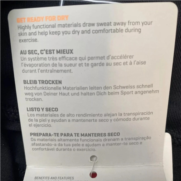 NWT Puma Women's Black Logo Stretch Cleverdry Tech Fitness Shorts Size Large - Picture 8 of 13